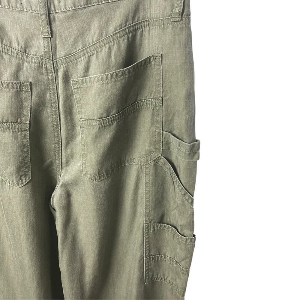 KUT Charlotte Wide Leg Cargo Pants, Khaki, Street Style, Weekend, Urban Casual 0 - Picture 9 of 11